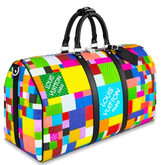 ❌SOLD❌Louis Vuitton Multicolor Bandouliere Keepall - Picture 2 of 10